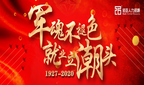 軍魂不褪色，就業(yè)立潮頭！熱烈慶祝中國人民解放軍建軍93周年！